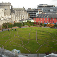 Dublin Castle Courtyard, Dublin Ireland