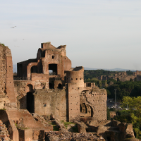 Roman Ruins near the Coloseum
